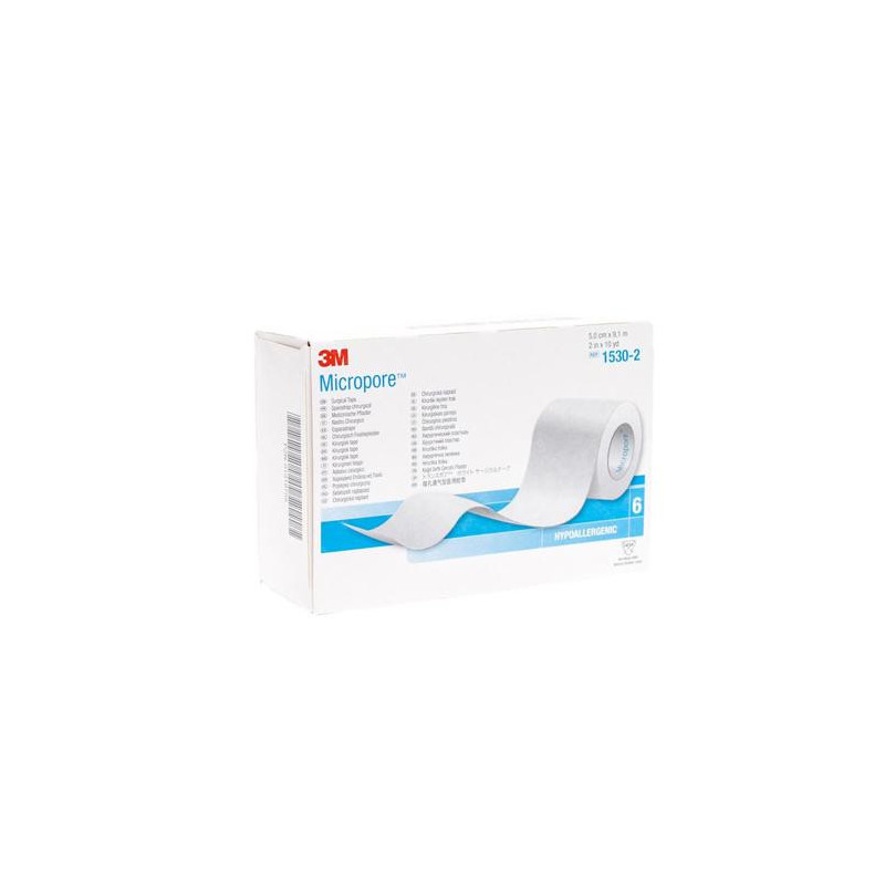 3M™ Micropore™ - Sparadrap SANS Dévidoir 9,14m x 2,50cm x12