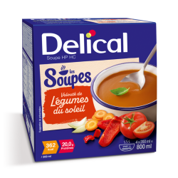 Délical Soupes Velouté pack 4 x 200ml