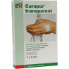 Curapor transparents 5x7 avec compresse X50