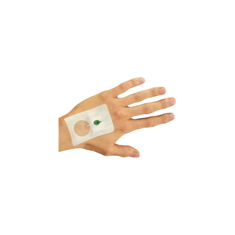 Pansement de support de cathéter Curafix IV Control 9x6cm Pansement de support de cathéter Curafix IV Control 9x6cm