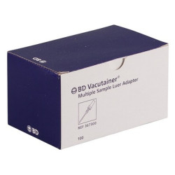 Adaptateur Vacutainer cône luer mâle (boite de 100)