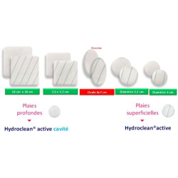 Hydroclean Active Diam. 4 cm boite de 10