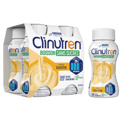 CLINUTREN BOISSON SANS SUCRES pack 4