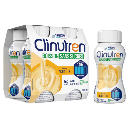 CLINUTREN BOISSON SANS SUCRES pack 4